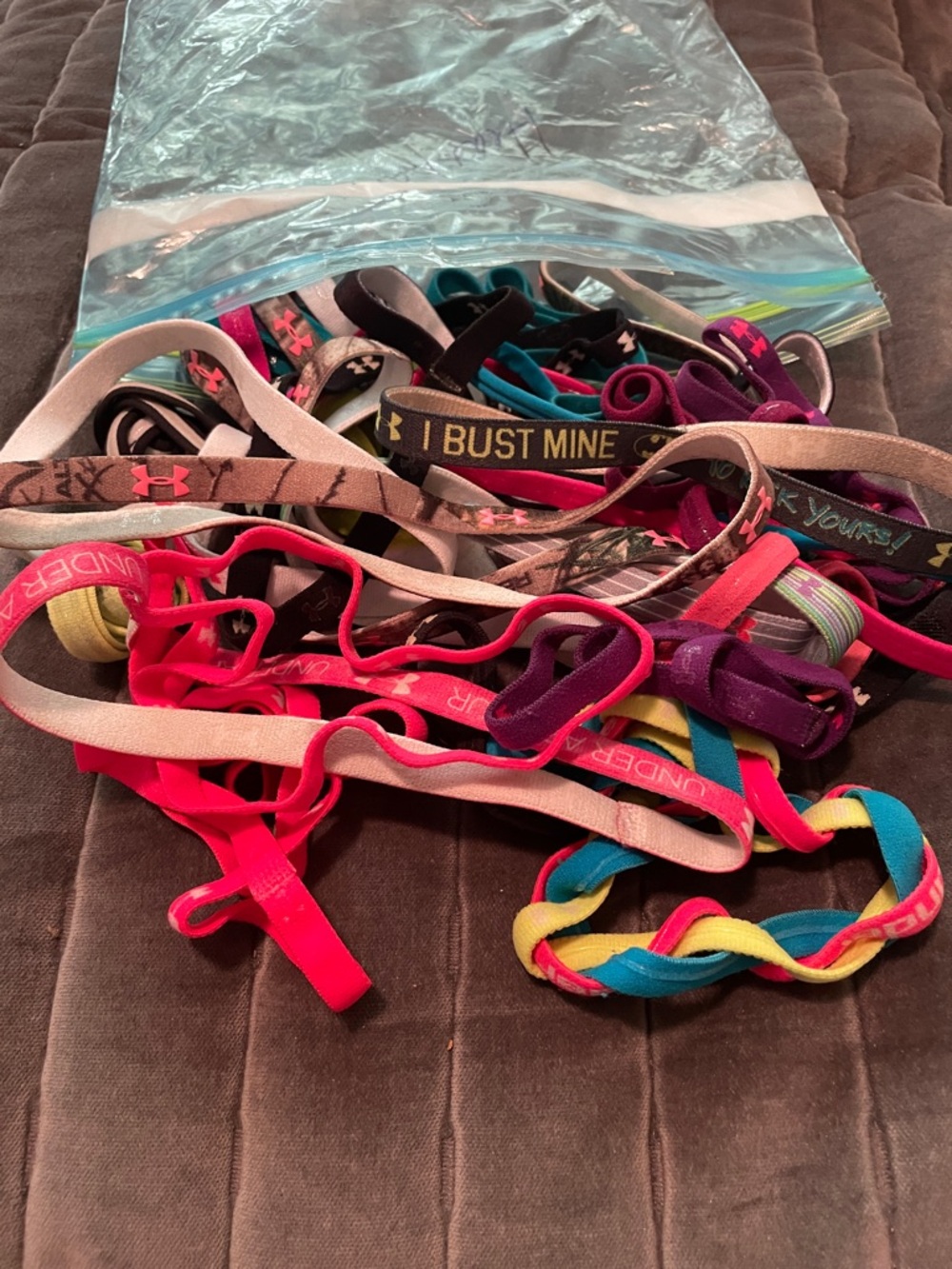 Under Armour Assorted Athletic Headbands - Bright Neon Multicolor